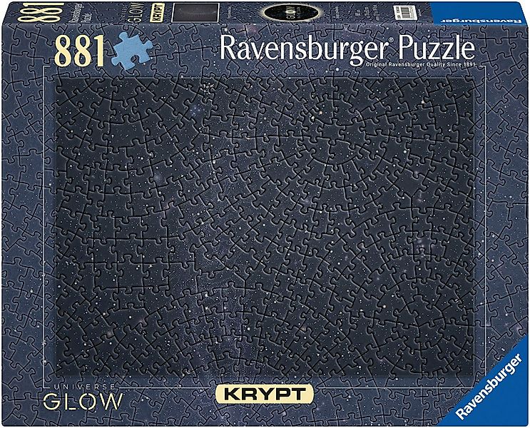 Ravensburger Puzzle Krypt Universe Glow, 881 Puzzleteile, Made in Germany günstig online kaufen