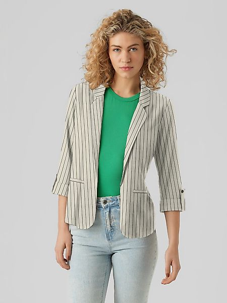 Vero Moda Kurzblazer "VMJESMILO 3/4 LOOSE BLAZER WVN GA NOOS", mit Leinen günstig online kaufen