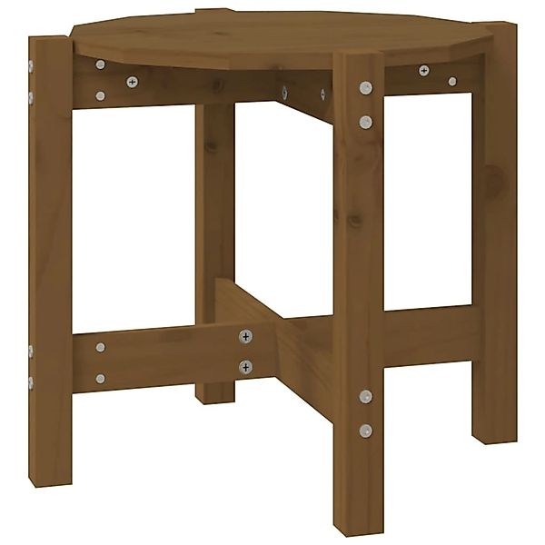 vidaXL Couchtisch Honigbraun Ø 52,5x45 cm Massivholz Kiefer 822310 günstig online kaufen