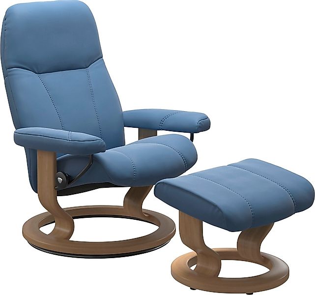 Stressless Relaxsessel "Consul", (Set, Relaxsessel mit Hocker), mit Hocker, günstig online kaufen