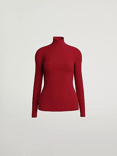 Wolford - Turtleneck Top Long Sleeves, Frau, lipstick, Größe: L günstig online kaufen