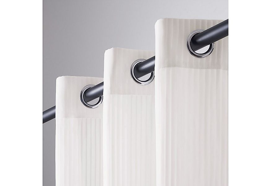 Topfinel Gardine mit ösen gardinen wohnzimmer modern transparent weiß oder günstig online kaufen