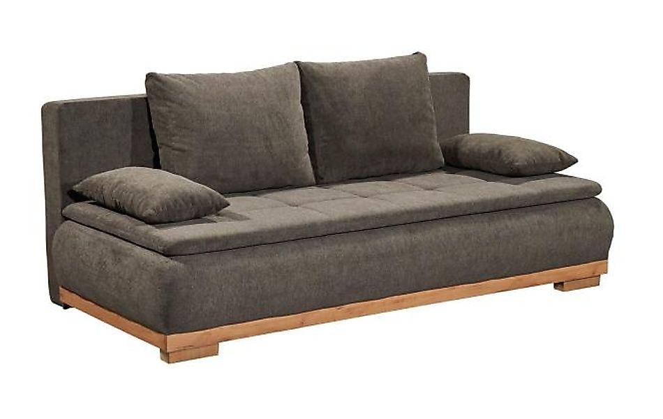 ED EXCITING DESIGN Schlafsofa "Mila", mit Bettkasten & 2 Armlehnenkissen günstig online kaufen