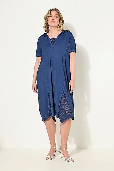 MIAMODA Jerseykleid Jerseykleid A-Linie cold dyed Kapuze Halbarm günstig online kaufen