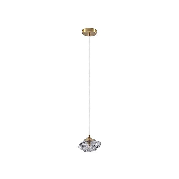 Lindby Pendelleuchte Piatra 10033049 Modern in Schwarz aus Glas 1-flammig G günstig online kaufen