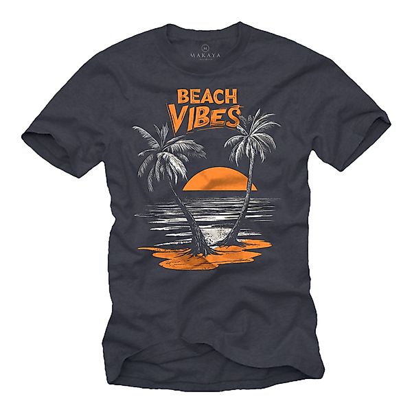 MAKAYA T-Shirt Herrenshirt mit California Beach günstig online kaufen