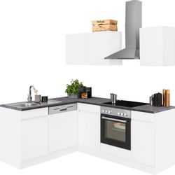 OPTIFIT Winkelküche "Roth" Stellmaße 210x175 cm,wahlweise mit E-Geräten, Pu günstig online kaufen