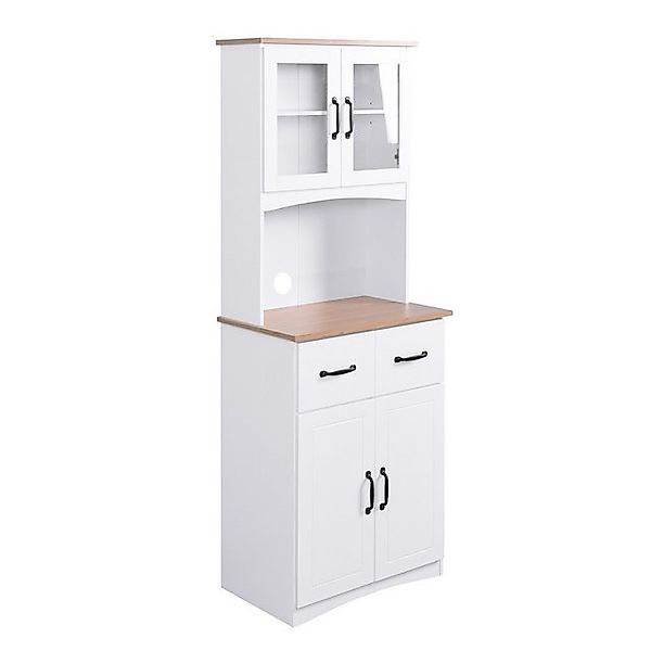 HTI-Living Midischrank Küchenbuffet Landhausstil Weiß (Stück, günstig online kaufen