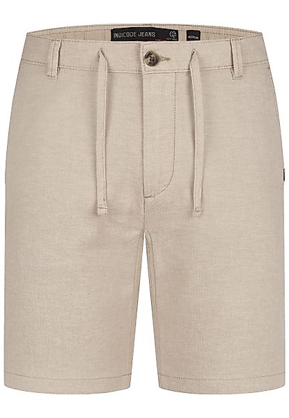 Indicode Chinoshorts INErwil aus Leinen-Mix mit günstig online kaufen