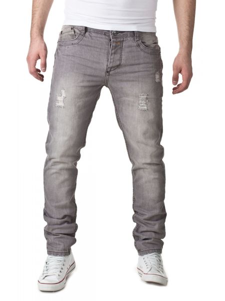 Stitch & Soul Slim-fit-Jeans Destroyed Denim günstig online kaufen