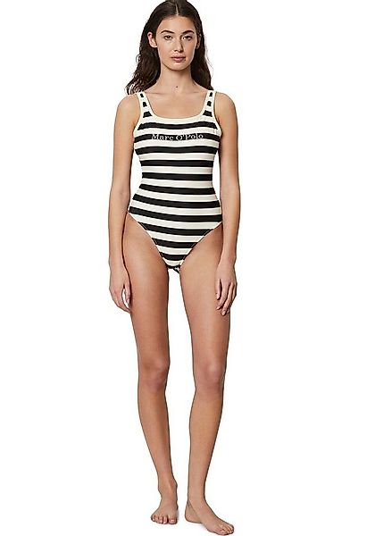 Marc O'Polo Badeanzug Classic Stripes tiefer Rückenausschnitt, Streifen, Lo günstig online kaufen