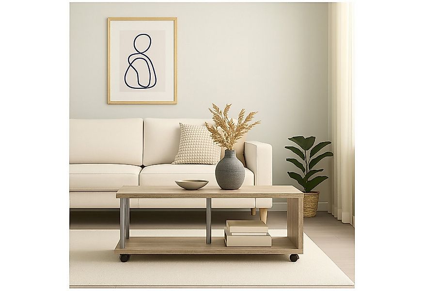 HTI-Living Couchtisch Couchtisch mit Ablagefach und Rollen (Stück, 1-St., 1 günstig online kaufen