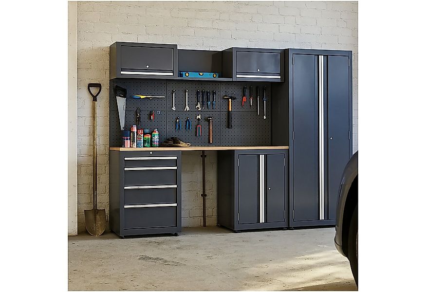 HTI-Living Werkzeugschrank Werkstattwand Havel Grau (Stück, 1-St., 1 Werkst günstig online kaufen