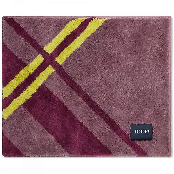 JOOP Badteppich Checks 288 - Farbe: Mauve - 302 - 50x60 cm günstig online kaufen