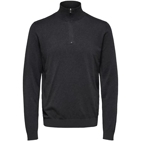 Selected  Sweatshirt Berg Half Zip Cardigan Antraciet günstig online kaufen