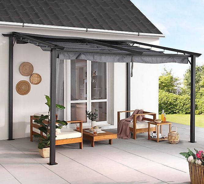 KONIFERA Anbaupavillon Vivara, BxT: 400x300 cm günstig online kaufen