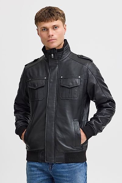 !Solid Lederjacke SDCamash Bikerjacke mit Stehkragen günstig online kaufen