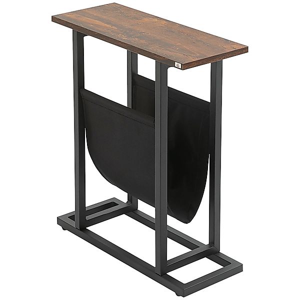 HOMCOM Beistelltisch Sofatisch mit Stahlrahmen (Kaffeetisch, günstig online kaufen