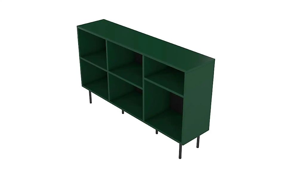 Standregal  Mirka ¦ grün ¦ Maße (cm): B: 130 H: 80 Regale > Bücherregale - günstig online kaufen