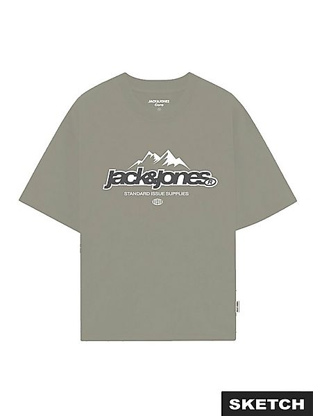 Jack & Jones T-Shirt JCOFLARE FRONT TEE SS CREW NECK FST günstig online kaufen