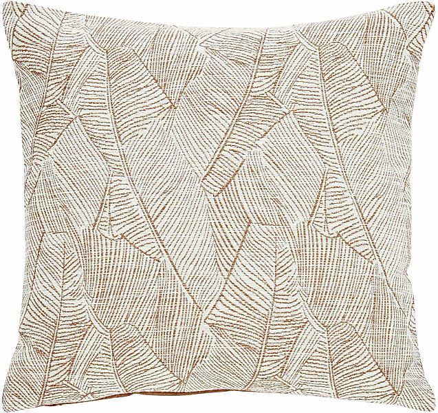 done. Kissenhülle "Leaf Lines" Kissenhülle vorderseitig Jacquardgewebt günstig online kaufen