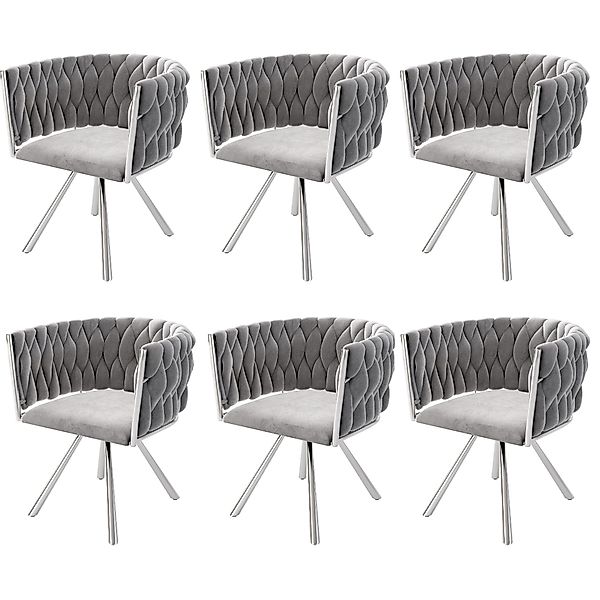 HAUSS SPOLE Esszimmerstuhl 6er set, Drehstuhl günstig online kaufen