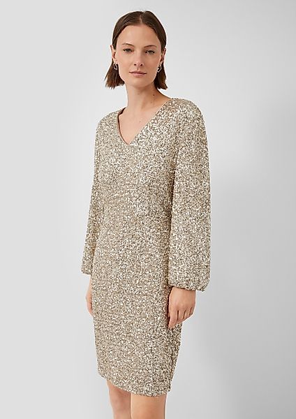s.Oliver Midikleid Kleid Kurzes Pailletten-Kleid mit günstig online kaufen
