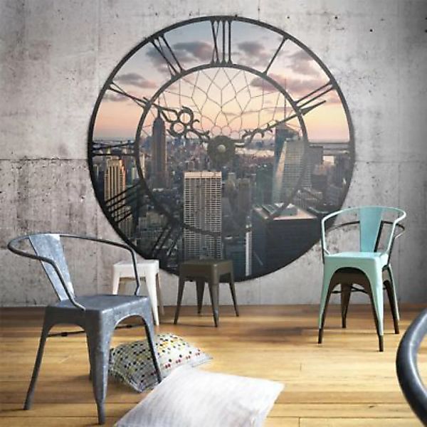 artgeist Fototapete NYC Time Zone mehrfarbig Gr. 450 x 270 günstig online kaufen