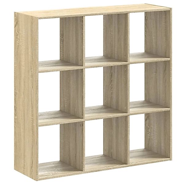 VidaXL Bücherregal Sonoma-Eiche 102x32x102 cm Holzwerkstoff günstig online kaufen