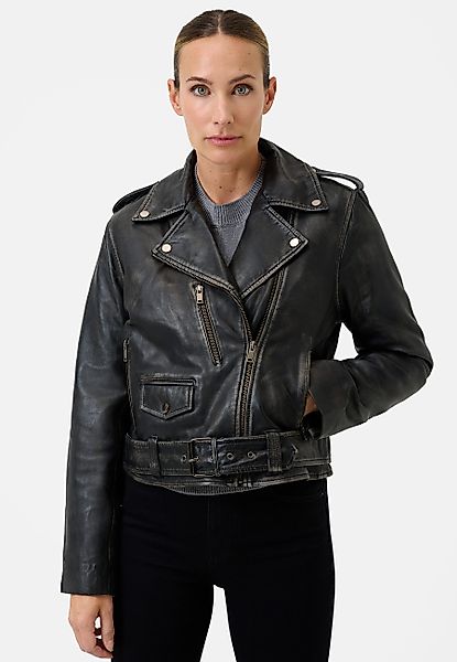RICANO Lederjacke Louna Lederjacke mit Reverskragen günstig online kaufen