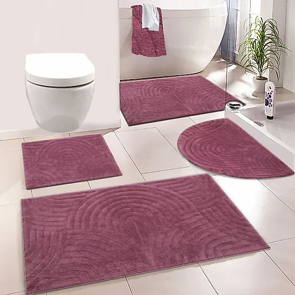 my home Badematte »Juna, Badvorleger, Badezimmer Teppich, Zen, Scandi, Boho günstig online kaufen