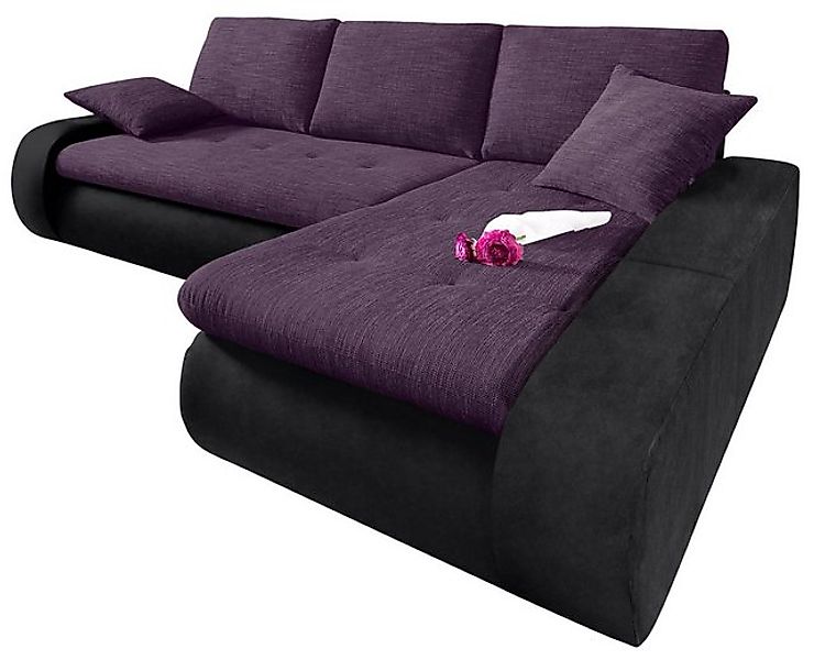 TRENDMANUFAKTUR Ecksofa Indie, modern und bequem, Materialmix, OTTOs Choice günstig online kaufen
