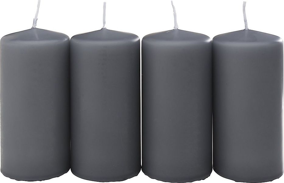 Wenzel Stumpenkerze Stumpenkerze, 4 Stück günstig online kaufen