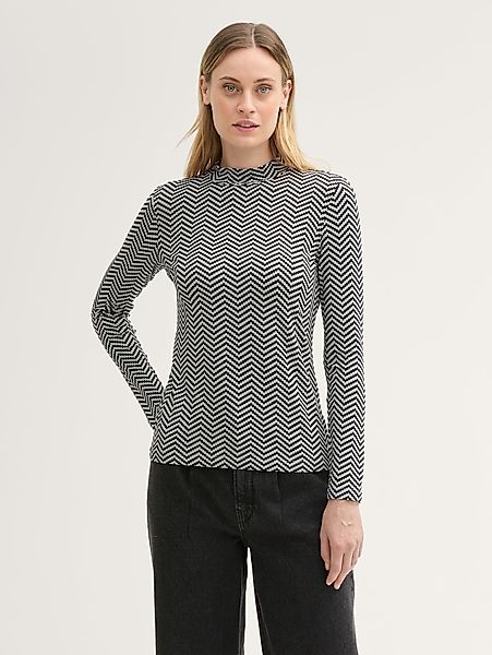 TOM TAILOR Langarmshirt Langarmshirt mit LENZING™ günstig online kaufen