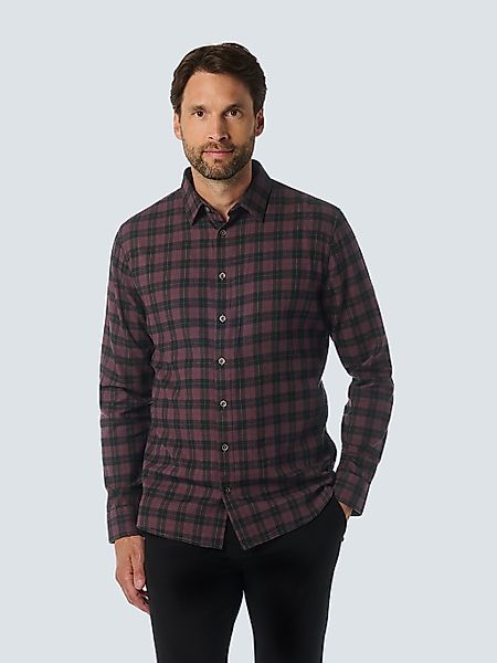 NO EXCESS Langarmhemd "No Excess Kariertes Hemd" günstig online kaufen