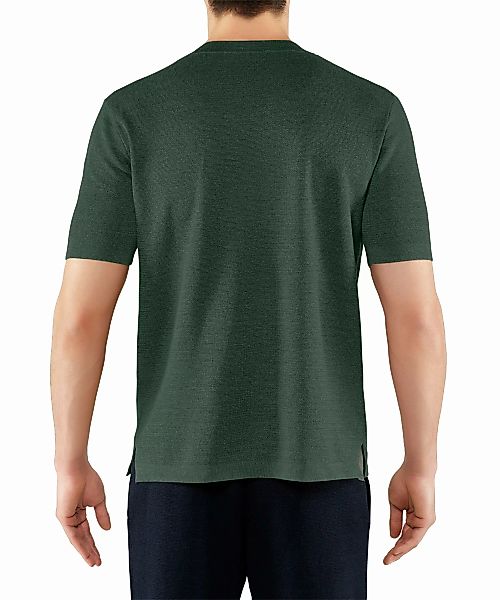 FALKE Herren T-Shirt Rundhals, M, Grün, Uni, Leinen, 60072-711703 günstig online kaufen