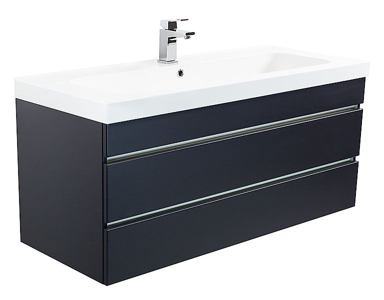 Magnolia Home Waschtisch Badmöbel Via 120 SoftClose anthrazit mit grifflose günstig online kaufen