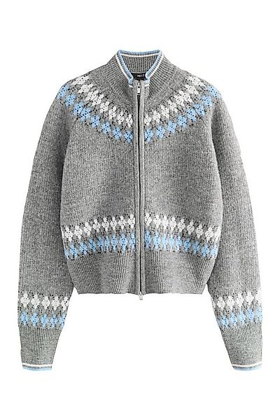 Next Strickjacke Bomber-Strickjacke mit Reißverschluss (1-tlg) günstig online kaufen