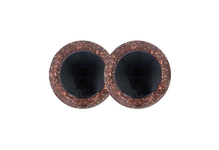 maDDma Puppen Accessoires-Set AA Glitzeraugen 1 Paar 18mm hohe Kuppel, brau günstig online kaufen