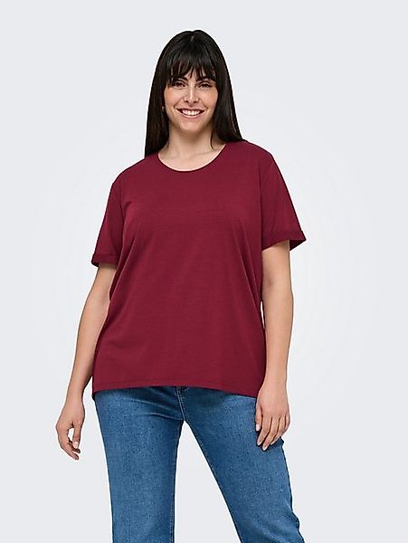 ONLY CARMAKOMA Kurzarmshirt CARMOSTER S/S FOLD UP TOP JRS NOOS günstig online kaufen