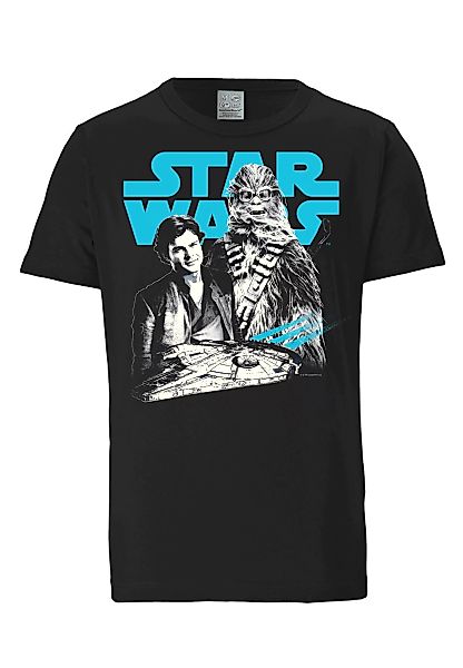 LOGOSHIRT T-Shirt "Star Wars: Solo - Han Solo & Chewbacca", mit coolem Prin günstig online kaufen