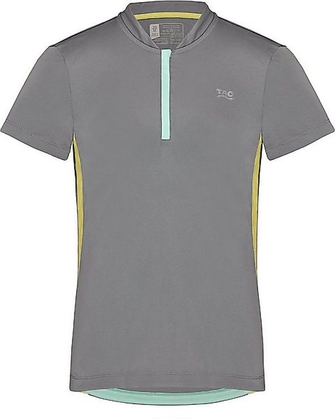 TAO Kurzarmshirt W's Zip-Shirt Halla STEEL günstig online kaufen