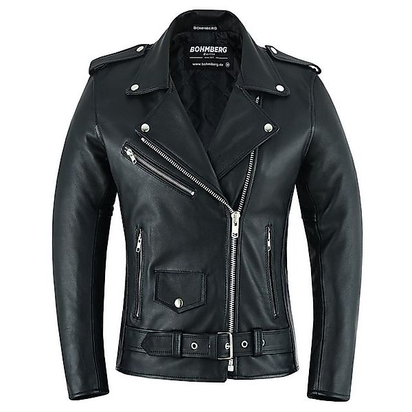 BOHMBERG Lederjacke Damen Retro Biker Highway günstig online kaufen