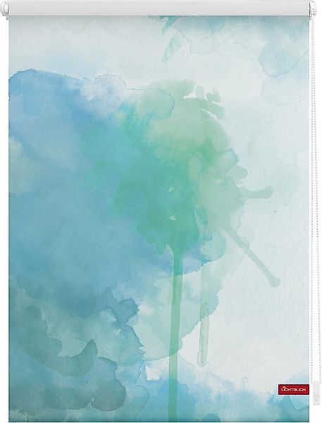 Seitenzugrollo Klemmfix Motiv Aquarell, LICHTBLICK ORIGINAL, günstig online kaufen