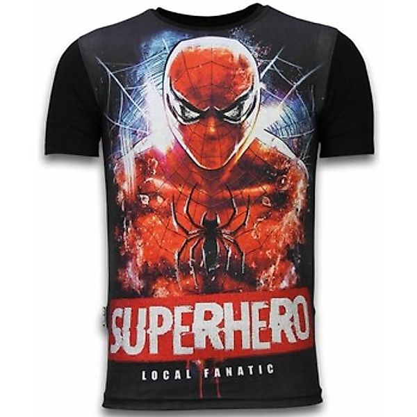 Local Fanatic  T-Shirt Superhero Digital Strass günstig online kaufen