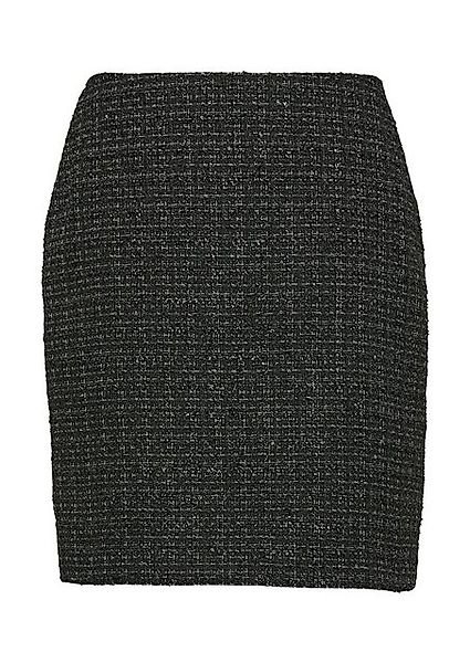 Comma Minirock Kurzer Bouclé-Rock mit Glitzergarn Glitzergarn günstig online kaufen