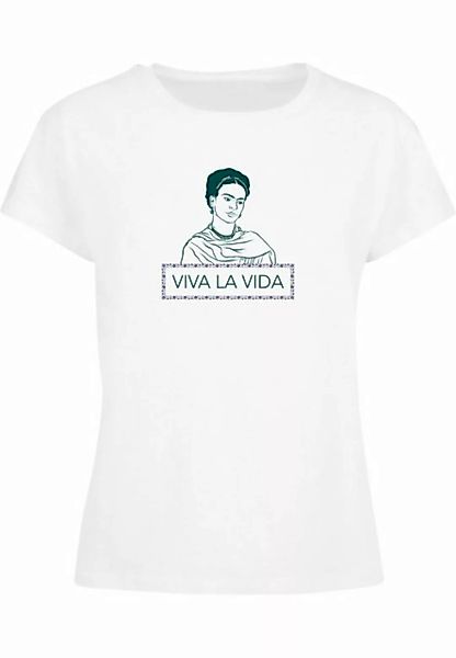 Merchcode T-Shirt Merchcode Damen Ladies Frida Kahlo - Viva la Vida Box Tee günstig online kaufen