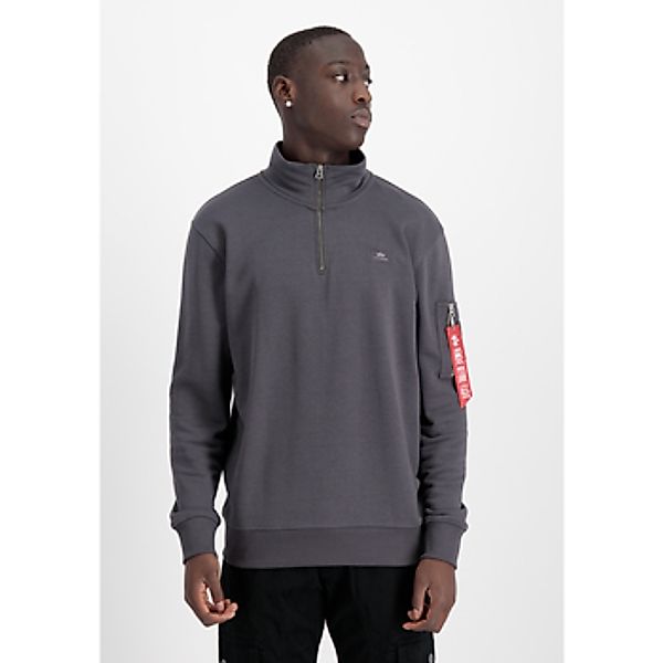 Alpha Industries  Sweatshirt X-Fit Half Zip Sweater - vintage grey günstig online kaufen