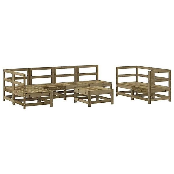 vidaXL 8-Tlg Garten-Lounge-Set Kiefernholz Imprägniert 3186458 günstig online kaufen