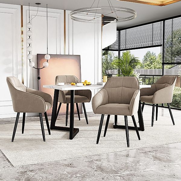 OKWISH Essgruppe Moderner Küchentisch Set, (5-tlg., günstig online kaufen